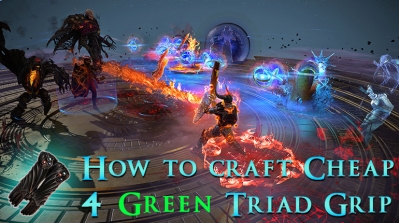 How to Craft Cheap 4 Green Sockets Triad Grip